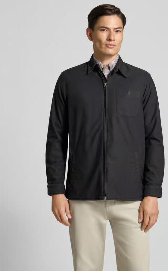 Polo Ralph Lauren Slim fit overhemdjack met kentkraag - Foto 2