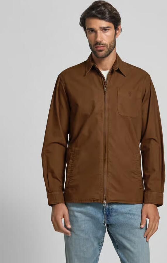 Polo Ralph Lauren Slim fit overhemdjack met kentkraag - Foto 2
