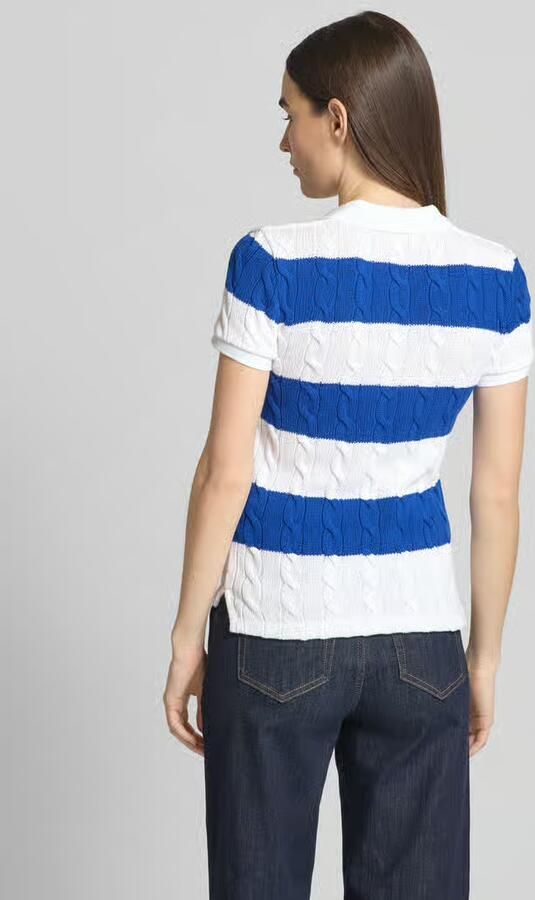 Polo Ralph Lauren Slim fit poloshirt in gebreide look - Foto 3
