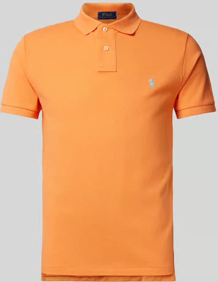 Polo Ralph Lauren Katoenen poloshirt met logo Orange Heren