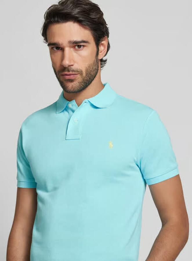 Polo Ralph Lauren Polo Shirt Korte Mouw POLO AJUSTE SLIM FIT EN COTON BASIC MESH - Foto 7