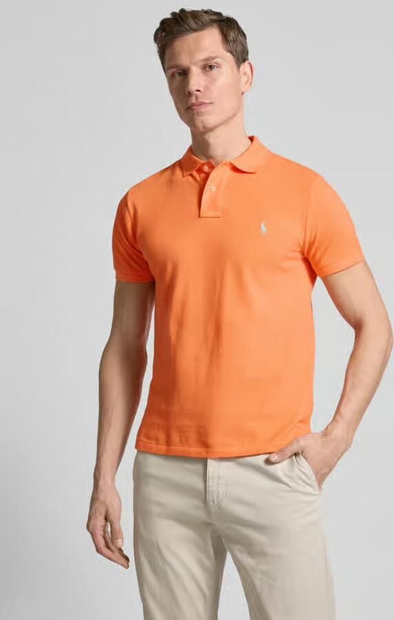 Polo Ralph Lauren Katoenen poloshirt met logo Orange Heren - Foto 4