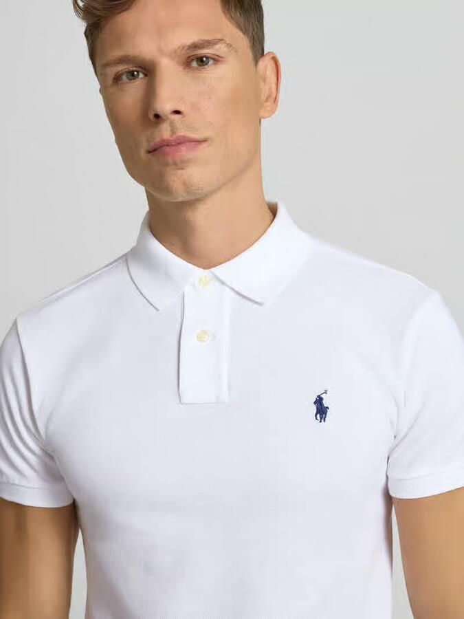 Polo Ralph Lauren Polo Shirt Korte Mouw POLO CINTRE SLIM FIT EN COTON BASIC MESH LOGO PONY PLAYER - Foto 10
