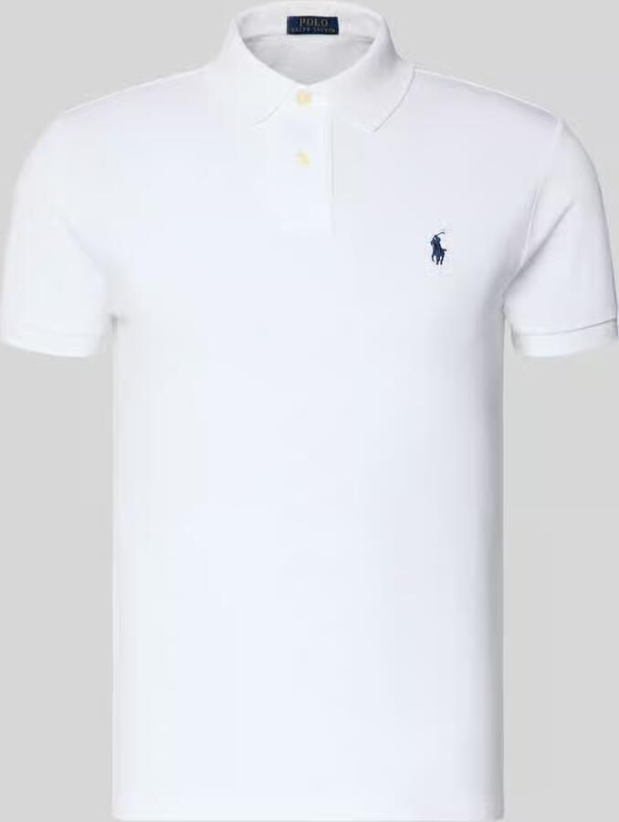 Polo Ralph Lauren Polo Shirt Korte Mouw POLO CINTRE SLIM FIT EN COTON BASIC MESH LOGO PONY PLAYER - Foto 6