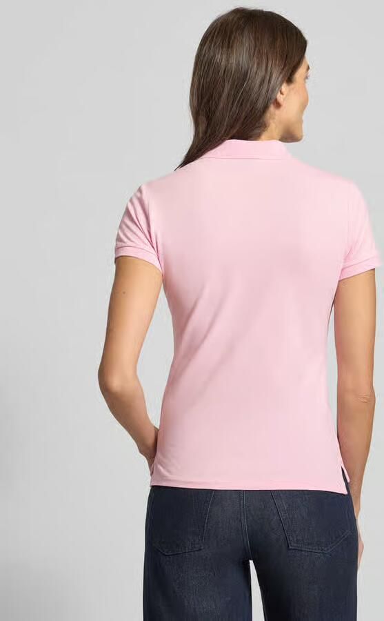 Polo Ralph Lauren Slim fit poloshirt met logostitching model 'JULIE' - Foto 6
