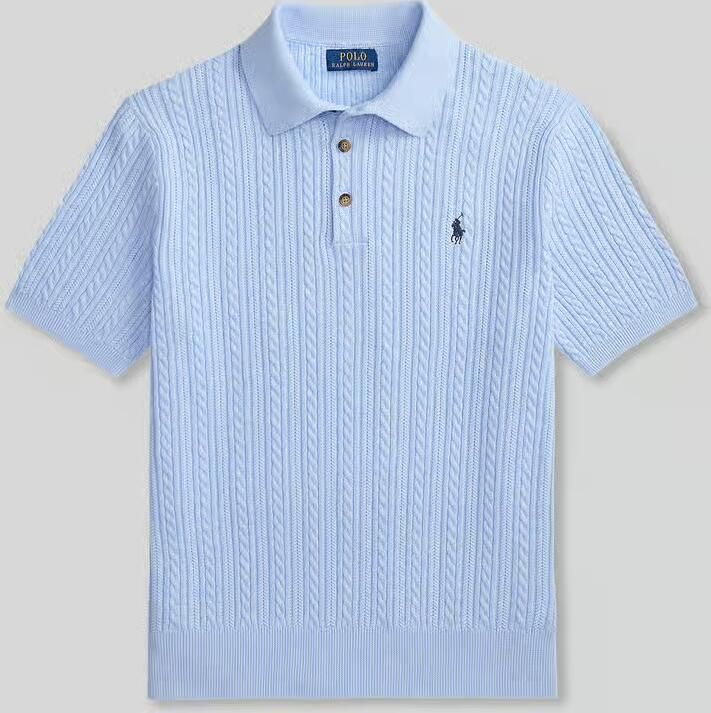 Polo Ralph Lauren slim fit poloshirt van katoen knitwear - Foto 2