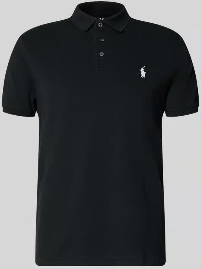 Polo Ralph Lauren Slim fit poloshirt van katoenmix