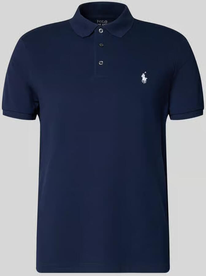 Polo Ralph Lauren Slim fit poloshirt van katoenmix