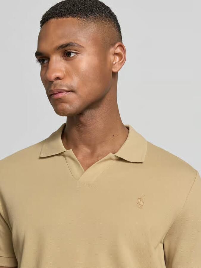 Polo Ralph Lauren Slim fit poloshirt van katoenmix - Foto 2