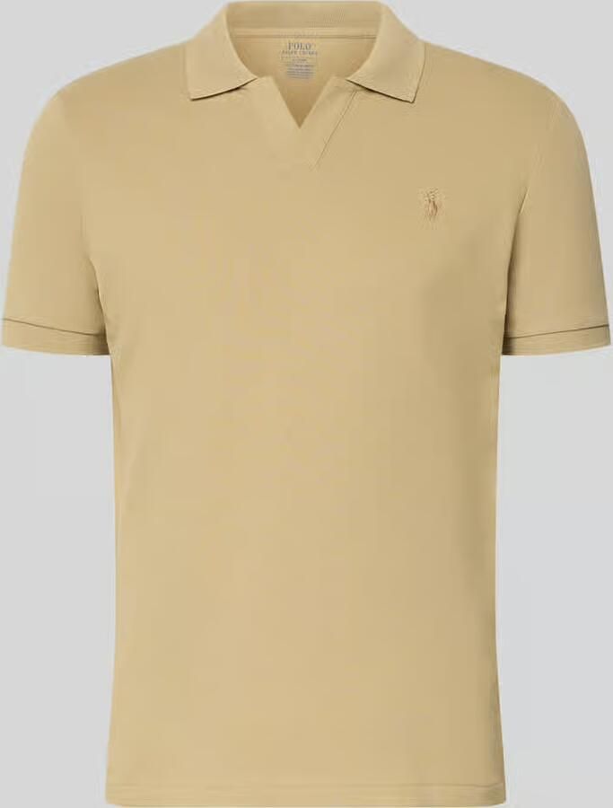 Polo Ralph Lauren Slim fit poloshirt van katoenmix