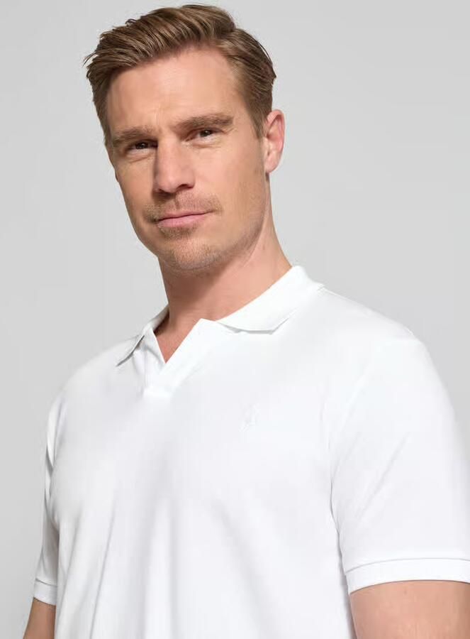 Polo Ralph Lauren Regular fit poloshirt met labelstitching model 'JOHNNY'