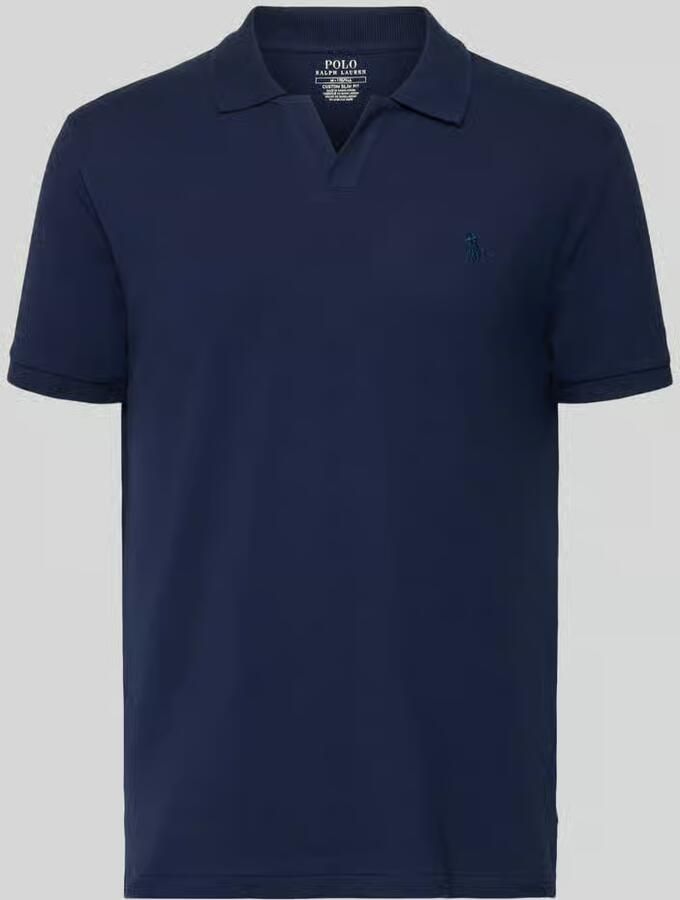 Polo Ralph Lauren Regular fit poloshirt met labelstitching model 'JOHNNY' - Foto 2