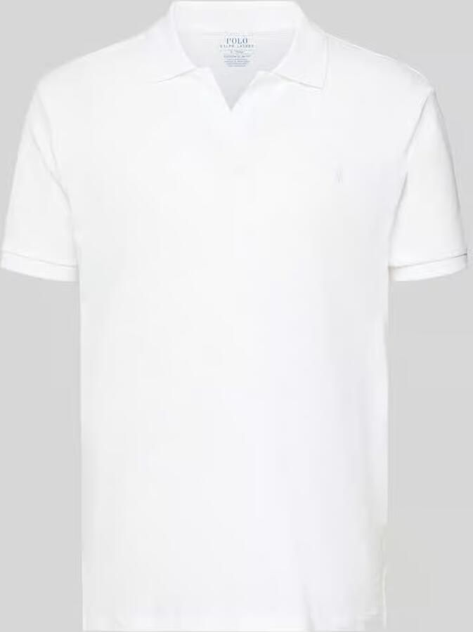 Polo Ralph Lauren Regular fit poloshirt met labelstitching model 'JOHNNY' - Foto 2