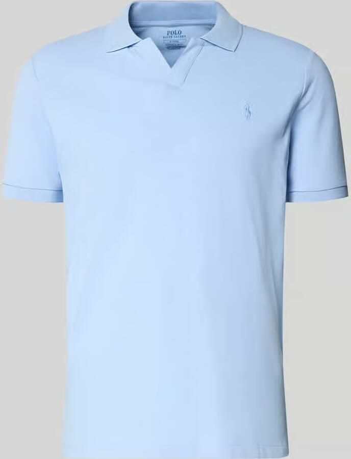 Polo Ralph Lauren Slim fit poloshirt van katoenmix
