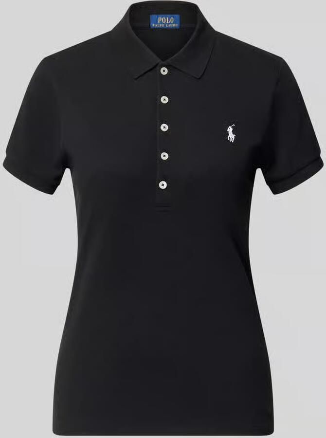 Polo Ralph Lauren regular fit poloshirt van katoenmix model 'JULIE'