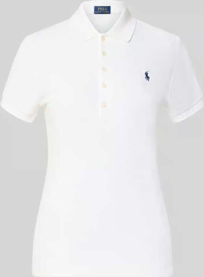 Polo Ralph Lauren regular fit poloshirt van katoenmix model 'JULIE'