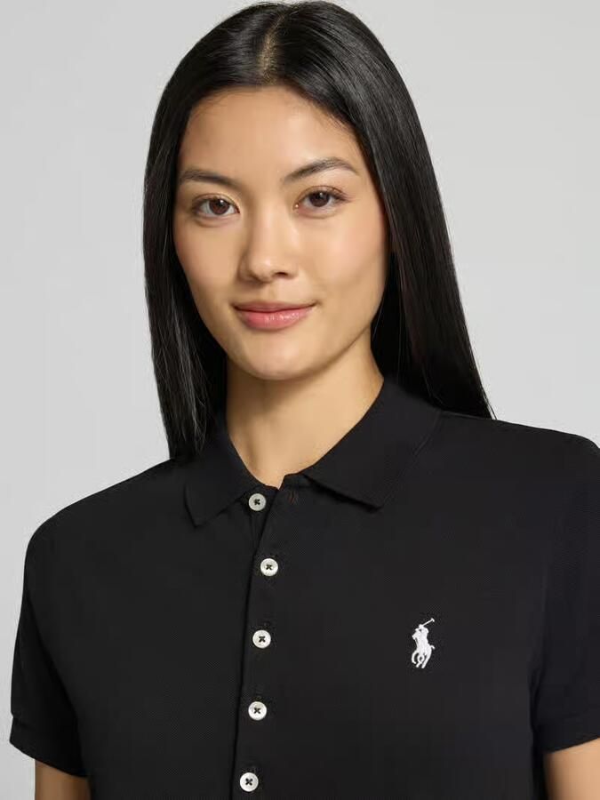Polo Ralph Lauren regular fit poloshirt van katoenmix model 'JULIE' - Foto 3