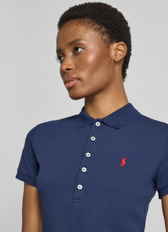 Polo Ralph Lauren slim fit poloshirt van katoenmix - Foto 2