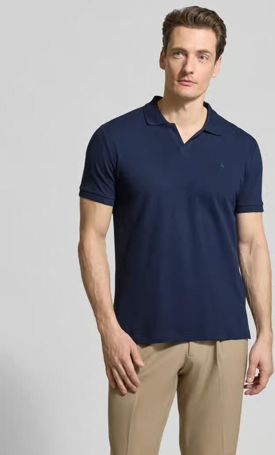 Polo Ralph Lauren Regular fit poloshirt met labelstitching model 'JOHNNY' - Foto 3