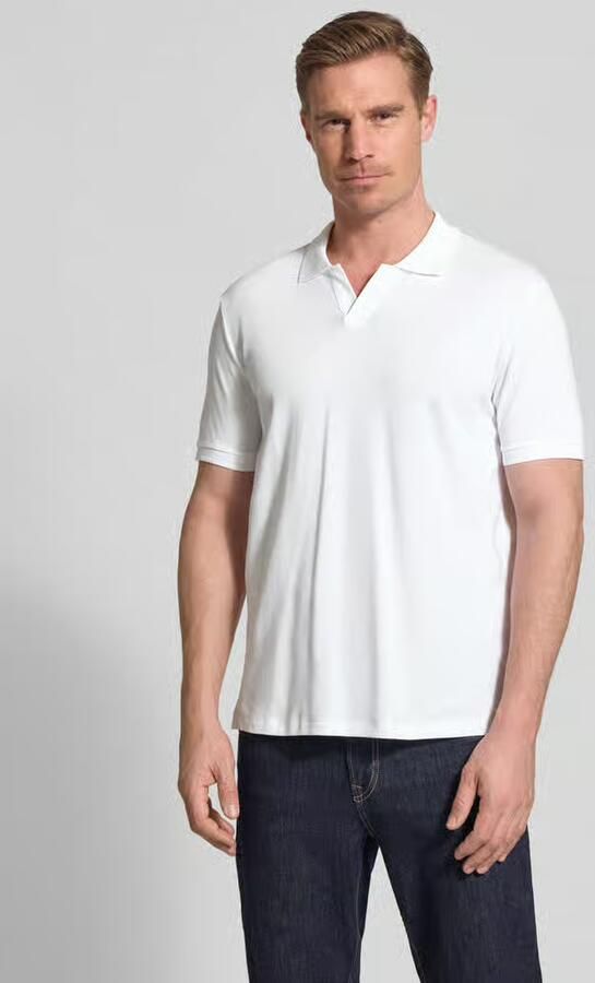 Polo Ralph Lauren Regular fit poloshirt met labelstitching model 'JOHNNY' - Foto 4