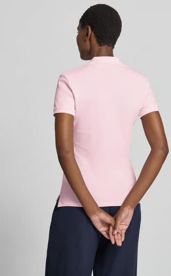 Polo Ralph Lauren regular fit poloshirt van katoenmix model 'JULIE' - Foto 4