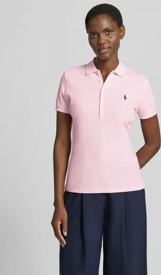 Polo Ralph Lauren regular fit poloshirt van katoenmix model 'JULIE' - Foto 5
