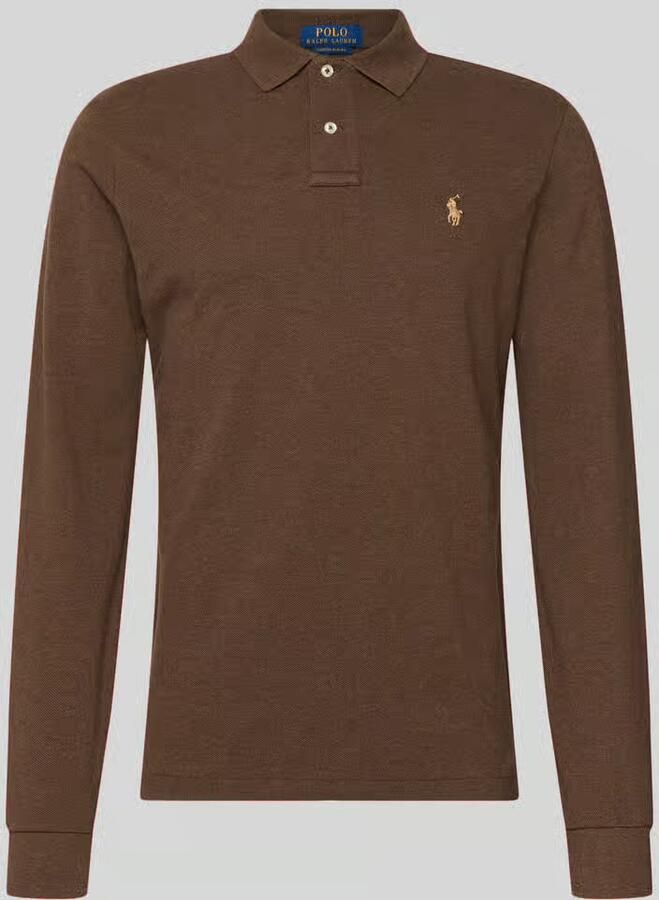 Polo Ralph Lauren Slim fit poloshirt van puur katoen