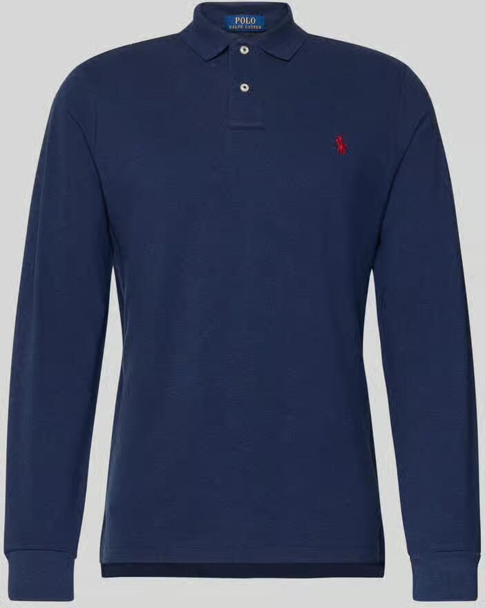 Polo Ralph Lauren Polo Shirt Lange Mouw POLO COUPE DROITE EN COTON BASIC MESH - Foto 2