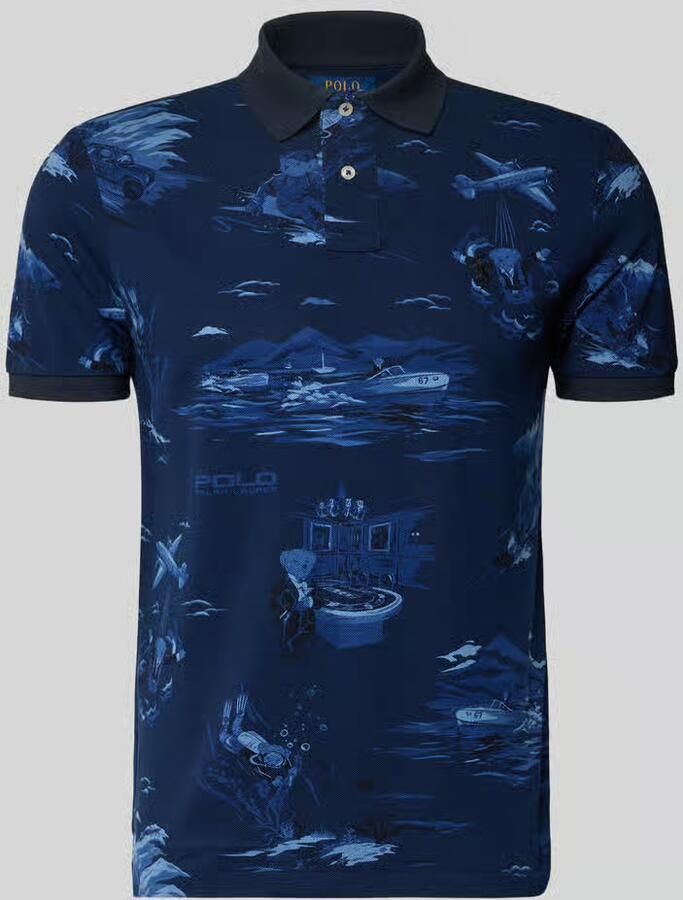 Polo Ralph Lauren Slim fit poloshirt van puur katoen