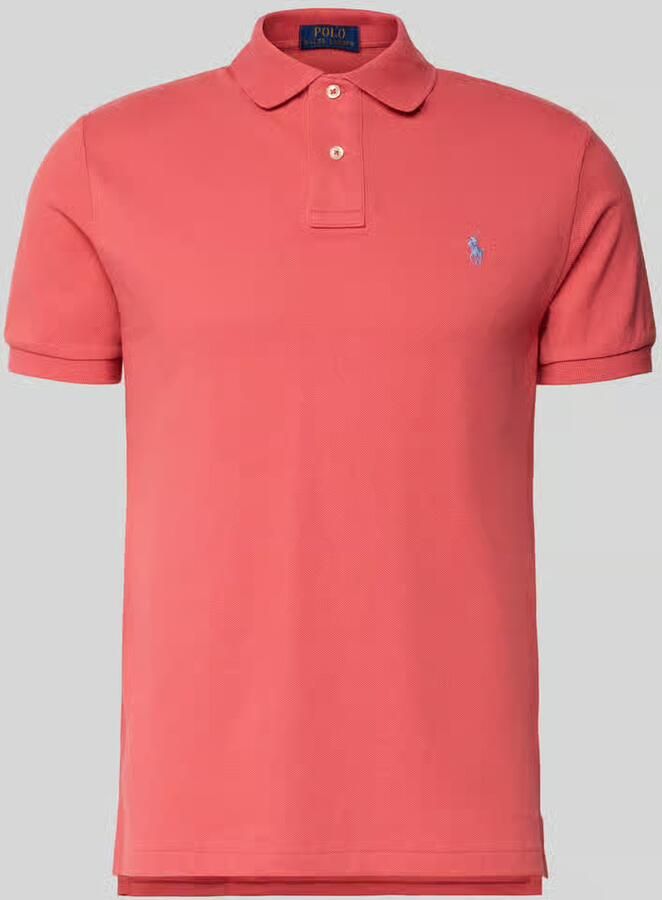Polo Ralph Lauren Slim fit poloshirt van puur katoen