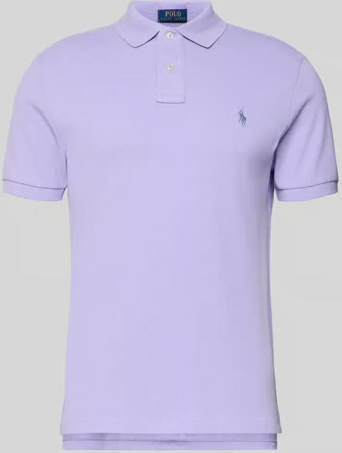 Polo Ralph Lauren Slim fit poloshirt van puur katoen