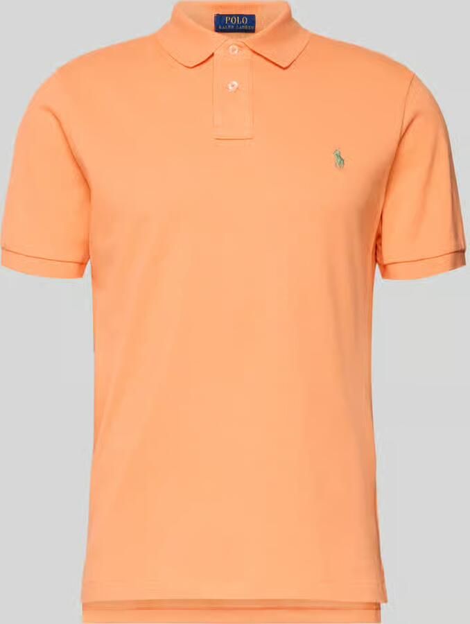 Polo Ralph Lauren Slim fit poloshirt van puur katoen