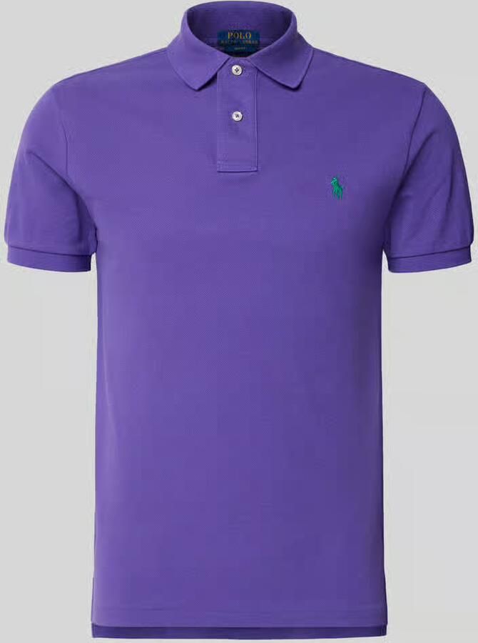 Polo Ralph Lauren Slim fit poloshirt van puur katoen