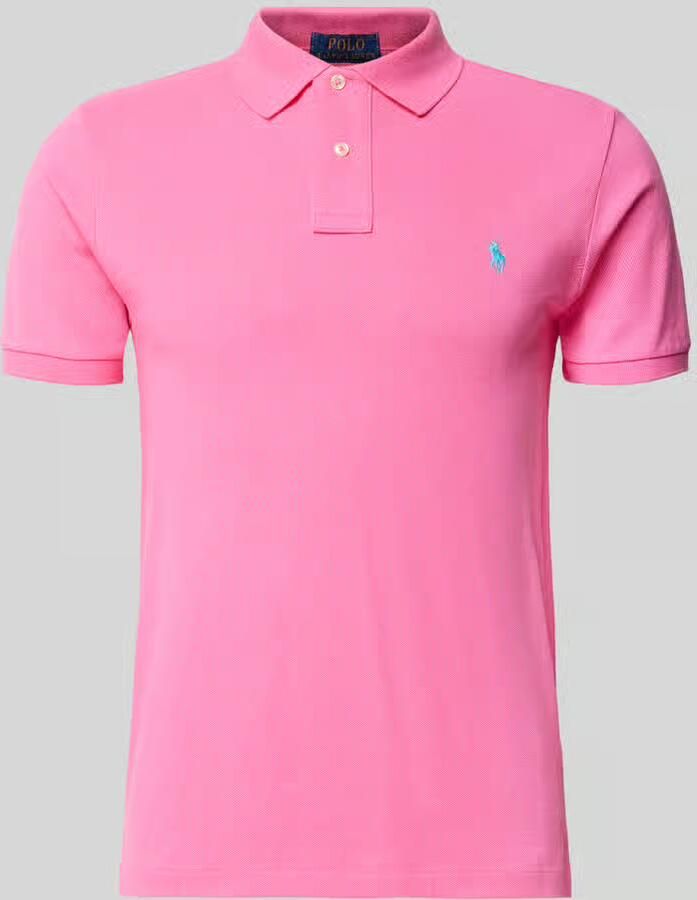 Polo Ralph Lauren Slim fit poloshirt van puur katoen