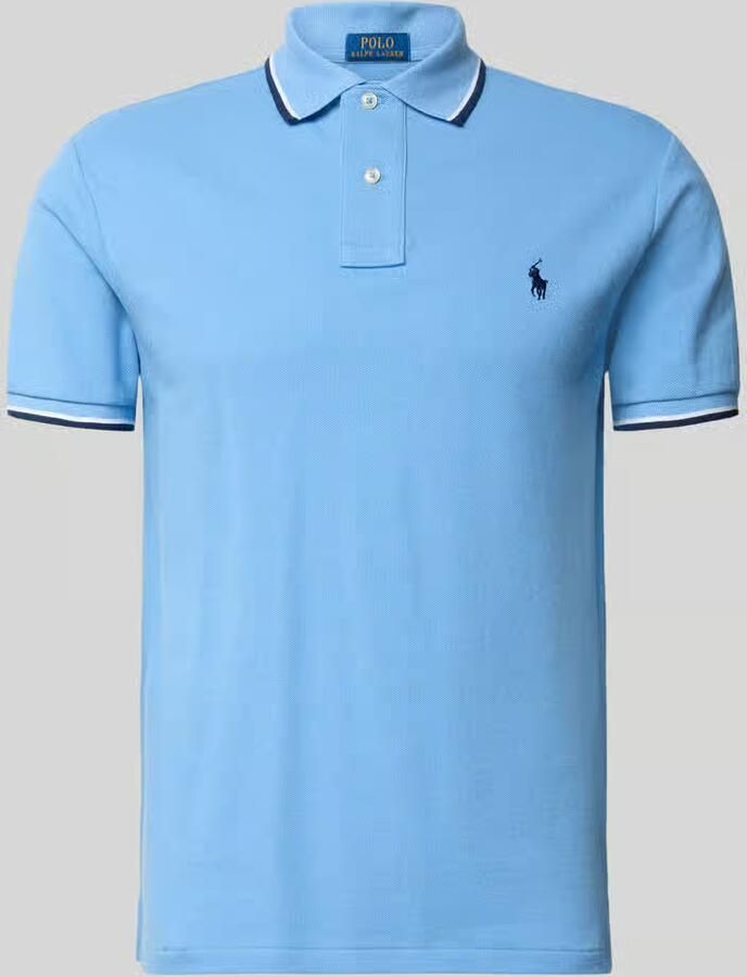 Polo Ralph Lauren Slim fit poloshirt van puur katoen