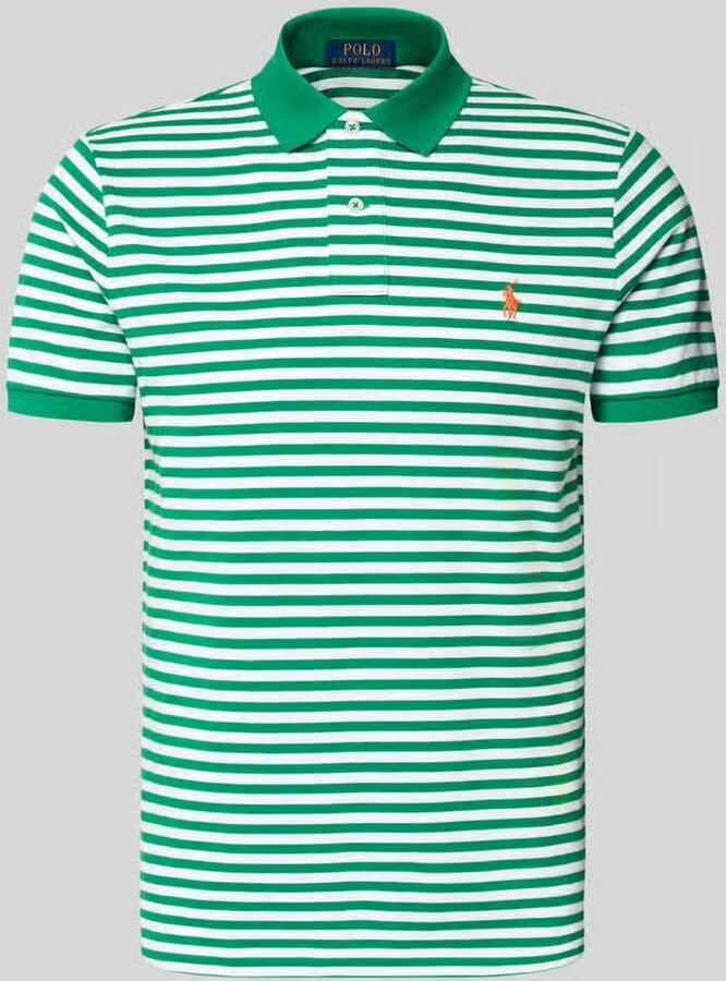 Polo Ralph Lauren Slim fit poloshirt van puur katoen