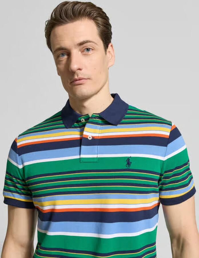 Polo Ralph Lauren Slim fit poloshirt van puur katoen