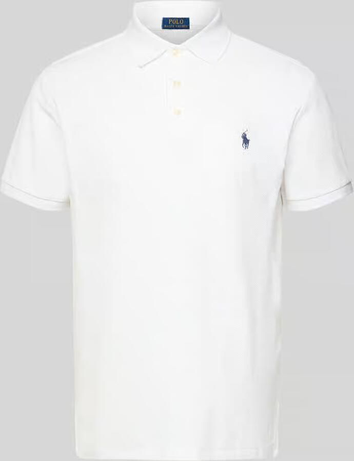 Polo Ralph Lauren Slim fit poloshirt van puur katoen