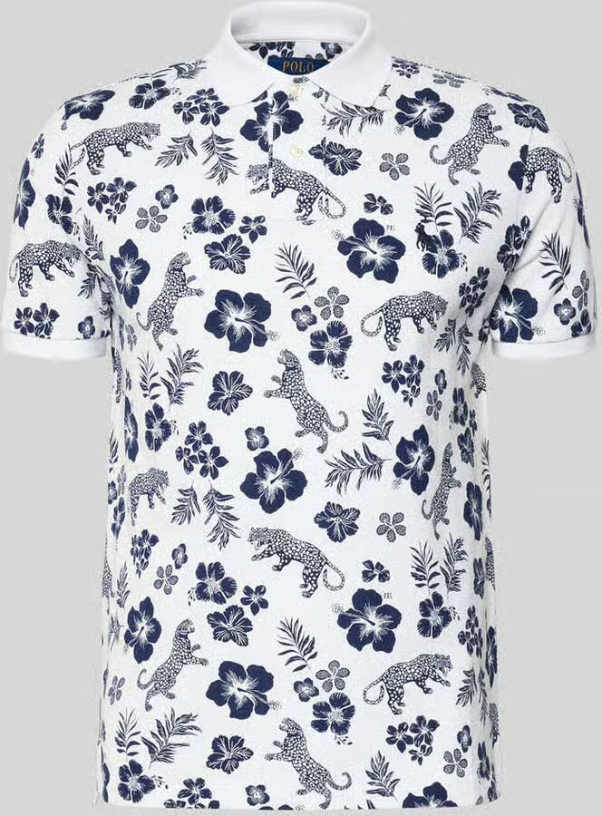 Polo Ralph Lauren Slim fit poloshirt van puur katoen