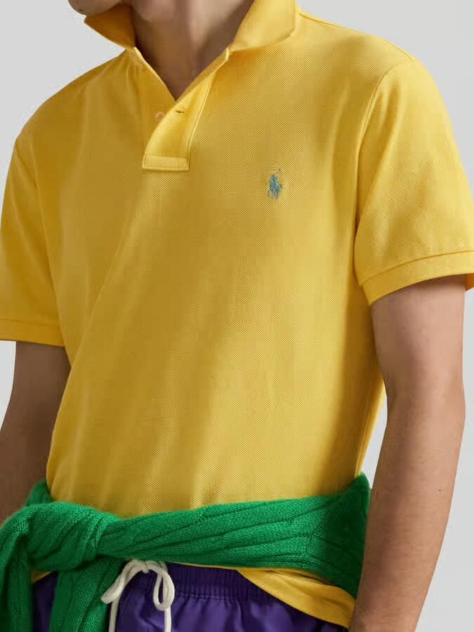 Polo Ralph Lauren Slim fit Poloshirt van puur katoen