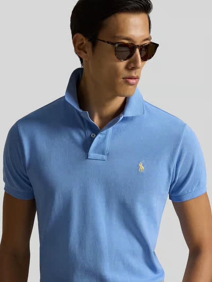 Polo Ralph Lauren Slim fit Poloshirt van puur katoen - Foto 1