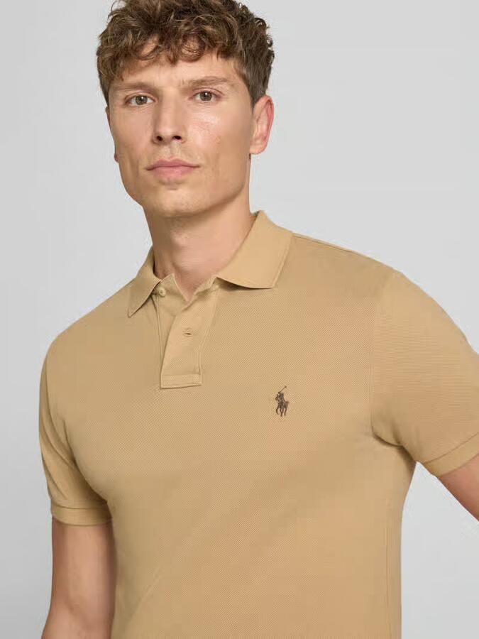 Polo Ralph Lauren slim fit poloshirt van puur katoen