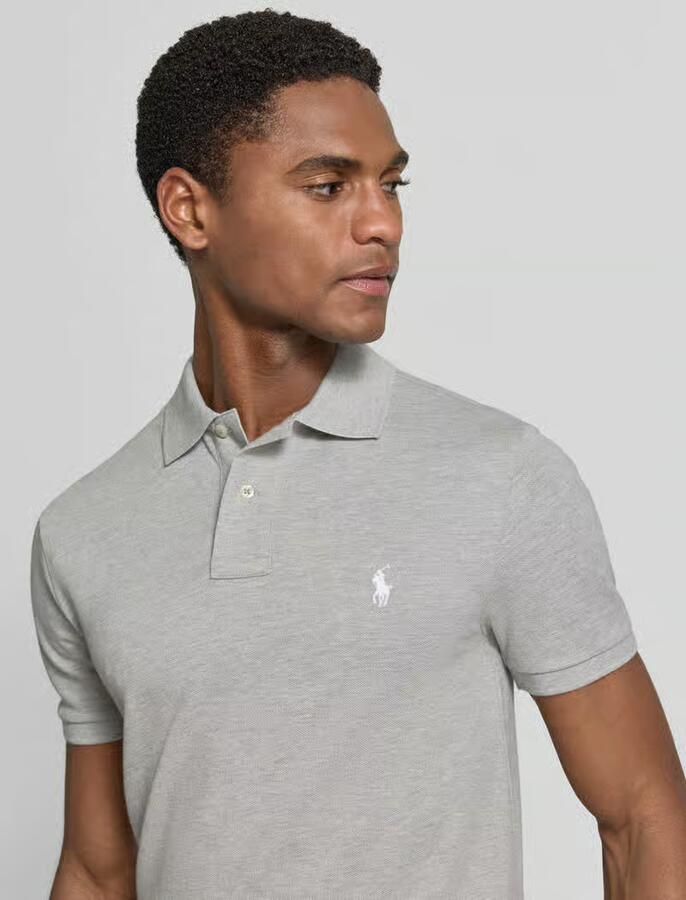 Polo Ralph Lauren slim fit poloshirt van puur katoen