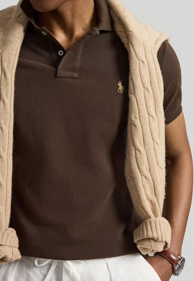 Polo Ralph Lauren slim fit poloshirt van puur katoen