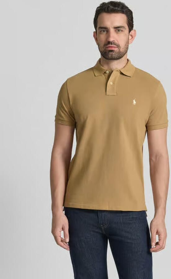 Polo Ralph Lauren Polo Shirt Korte Mouw POLO COUPE DROITE EN COTON BASIC MESH - Foto 4