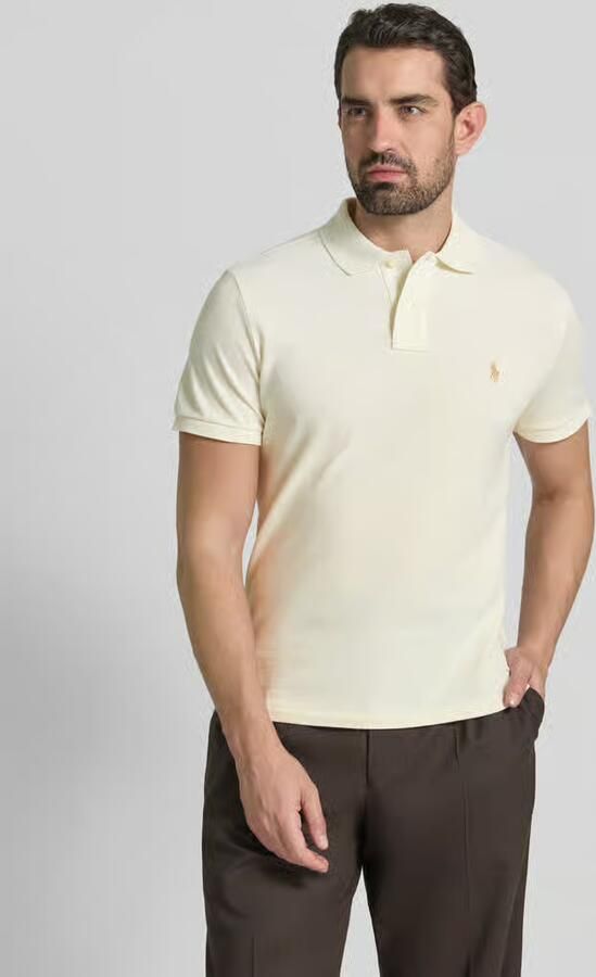 Polo Ralph Lauren Polo Shirt Korte Mouw POLO COUPE DROITE EN COTON BASIC MESH - Foto 3