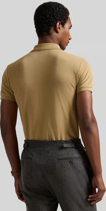 Ralph Lauren Beige Katoenen Polo Shirt met Iconische Pony Borduursel Beige Heren - Foto 2
