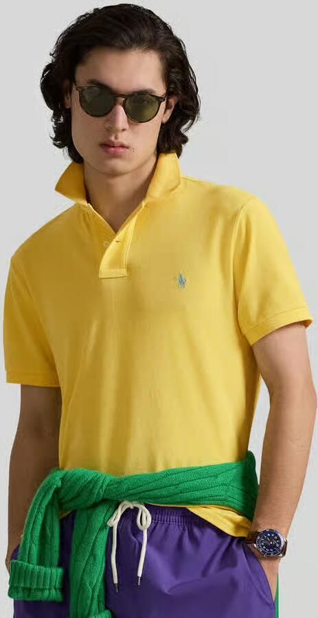 Polo Ralph Lauren Slim fit Poloshirt van puur katoen - Foto 3