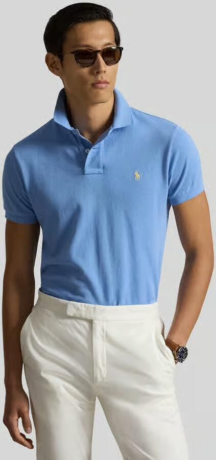 Polo Ralph Lauren Slim fit Poloshirt van puur katoen - Foto 5