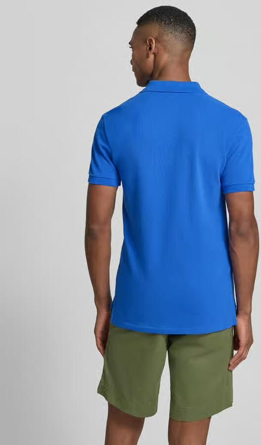 Polo Ralph Lauren Blauw slim fit poloshirt met korte mouw Blue Heren